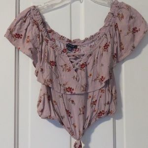 Off the Shoulder Crop Top